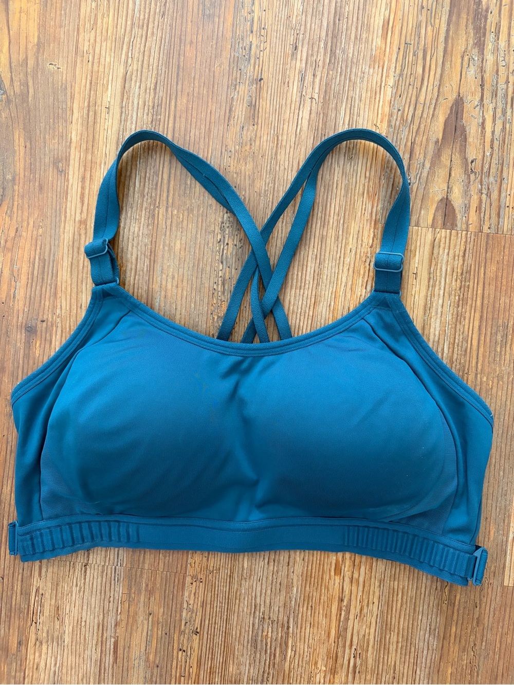 all in motion Teal Cross-Back Sports Bra